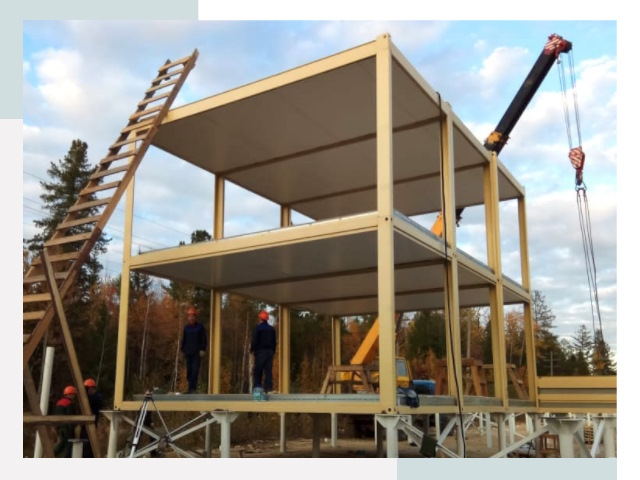 Строительство модульных здания Анжеро-Судженск