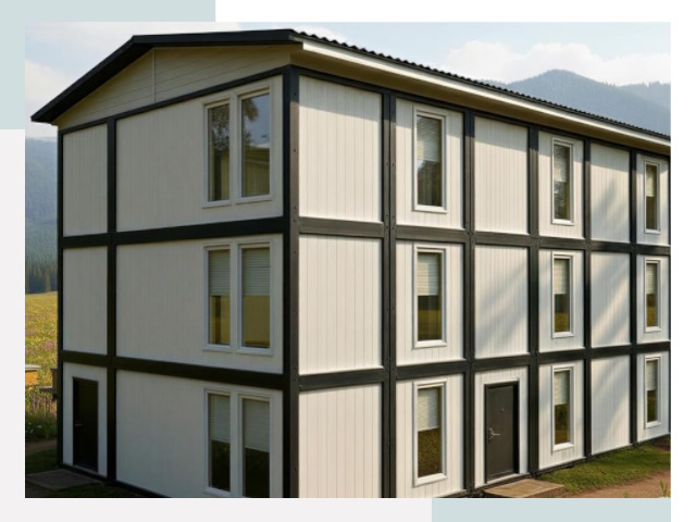 Модульные общежития в Анжеро-Судженске