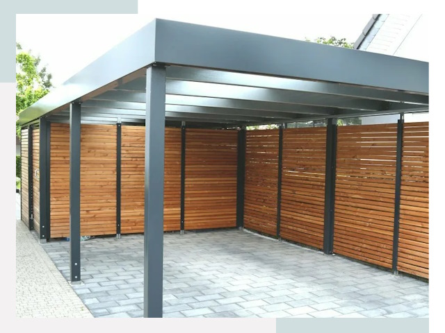 Навесы для парковки в Анжеро-Судженске