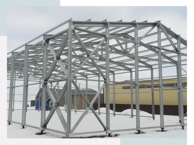 Каркасные ангары в Анжеро-Судженске