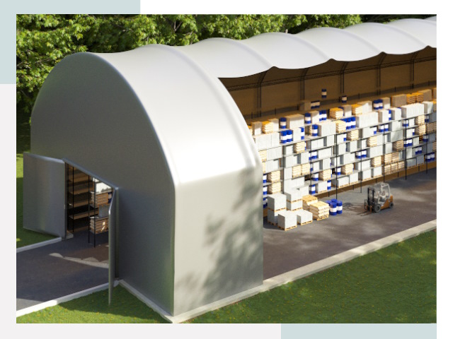 Тентовые ангары в Анжеро-Судженске