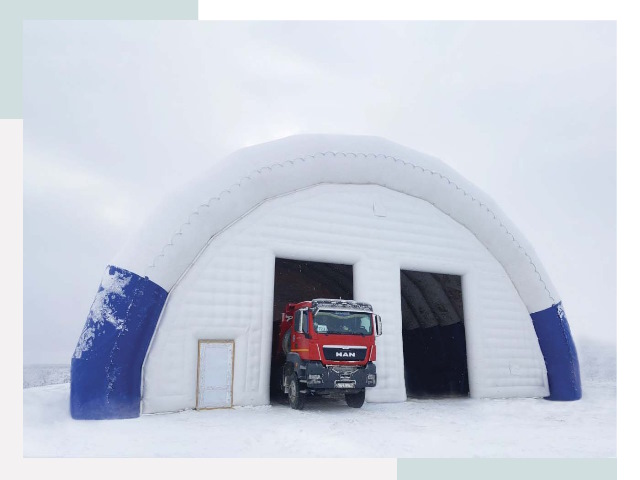 Мобильные ангары в Анжеро-Судженске