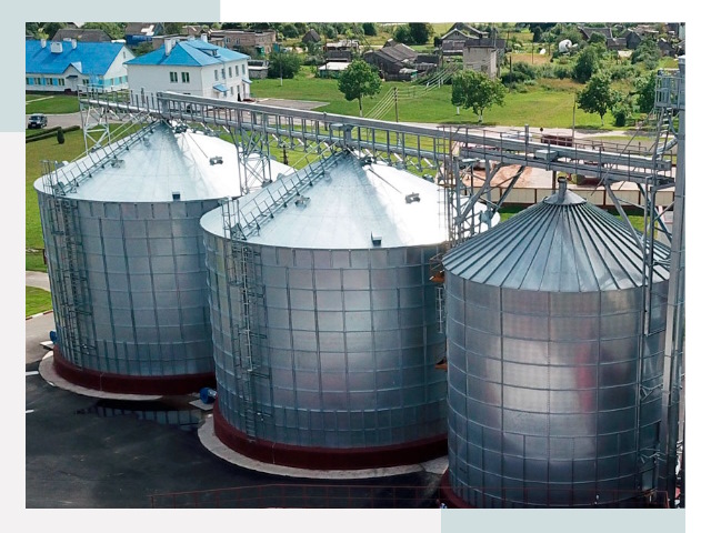 Металлические силосы в Анжеро-Судженске