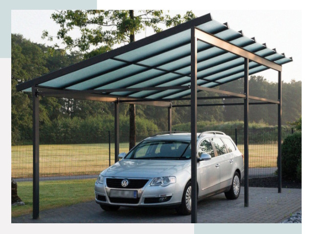 Навесы для автомобилей в Анжеро-Судженске