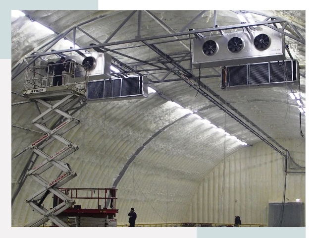 Оснащение ангаров в Анжеро-Судженске