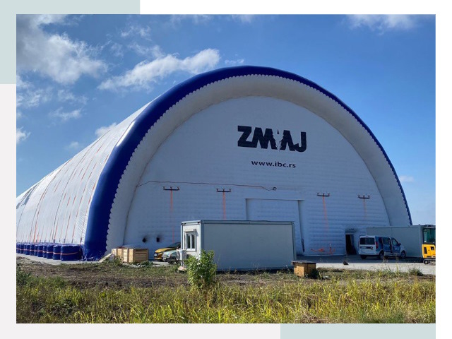 Брендирование ангаров в Анжеро-Судженске