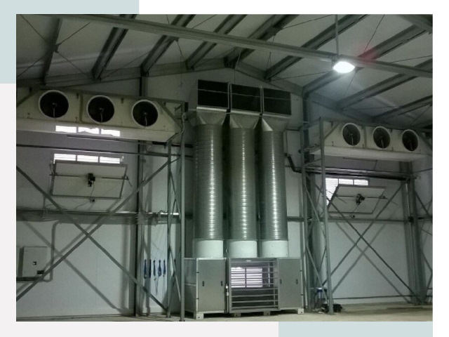 Инженерные системы для ангаров в Анжеро-Судженске