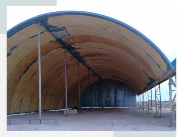 Реконструкция ангаров в Анжеро-Судженске