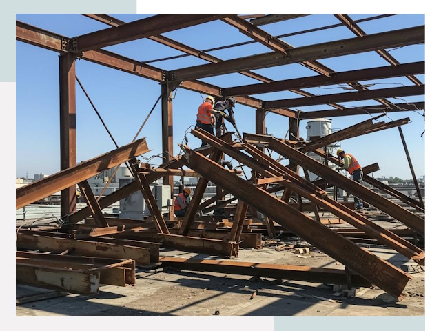 Демонтаж металлоконструкций в Анжеро-Судженске от 615 руб.