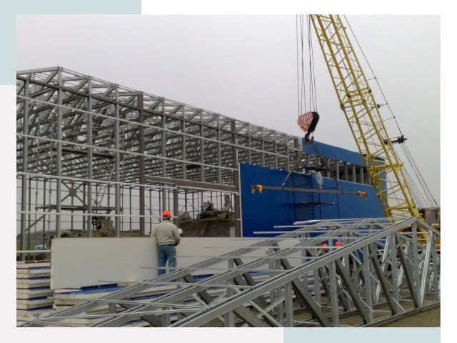 Монтаж ангаров в Анжеро-Судженске