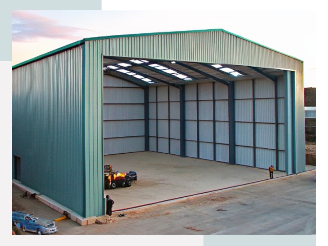 Строительство ангаров в Анжеро-Судженске